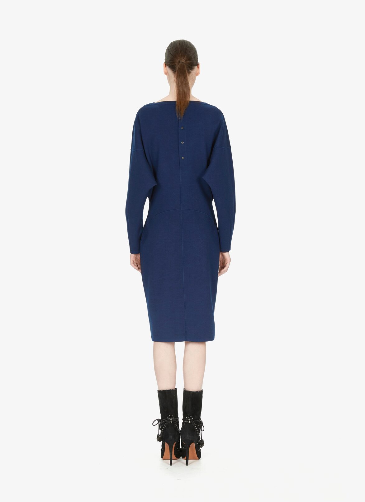 Wool-Blend Dress ALAÏA MARINE WOOL-BLEND DRESS